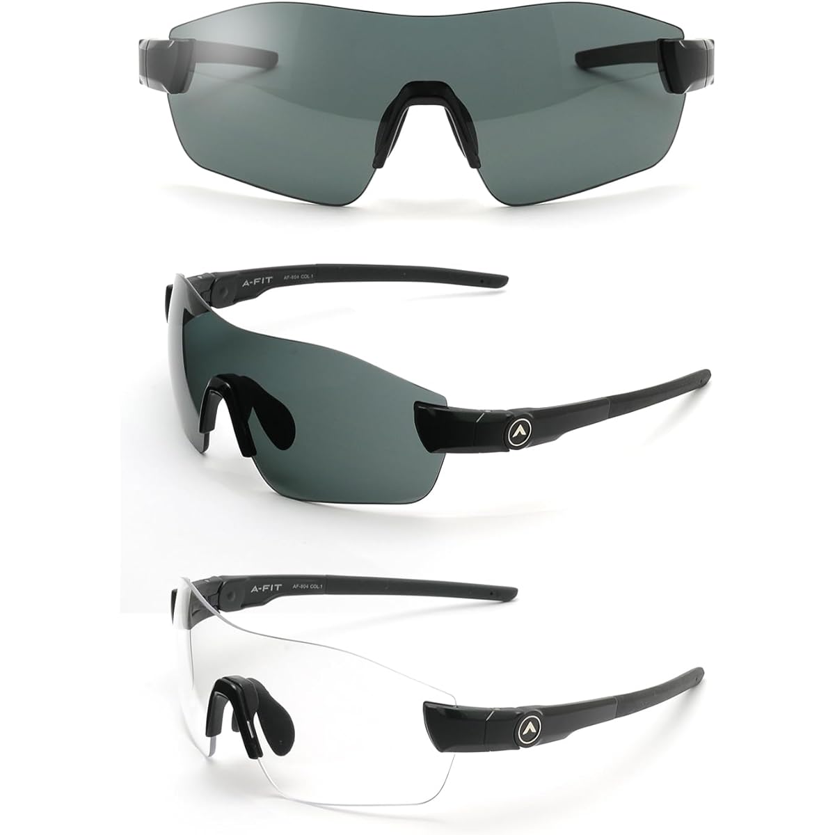 [Afit] Sports Sunglasses Men's Polarized Sunglasses ADJUSTER AF-804 Anti-Fog Clear Lens Set