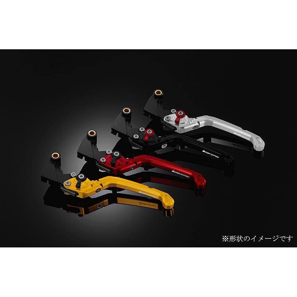 BIKERS Clutch Lever Ninja250 Ninja400 Z250 Aluminum Billet Foldable 6 Level Adjustment Silver BK-K250-SLV