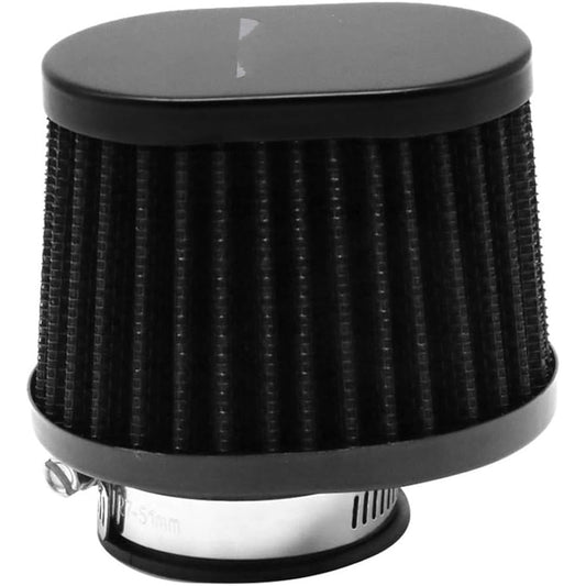 Motorcycle Fuel Filter For Yama & Maha For Kawasaki For Suzuki For Honda & Da ZSDTRP Motorcycle Air Filter Motocross Scooter Air Pod Cleaner (Color: Black 38mm)