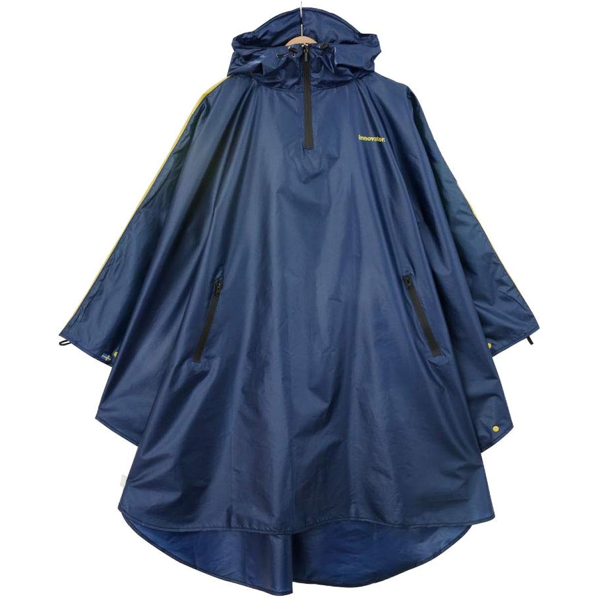 Ogawa innovator Raincoat Rain Poncho Navy One Size Fits Most Length 103cm Super Water Repellent Waterproof Bicycle Festival Sports Watching Concerts Camping Innovator 18488