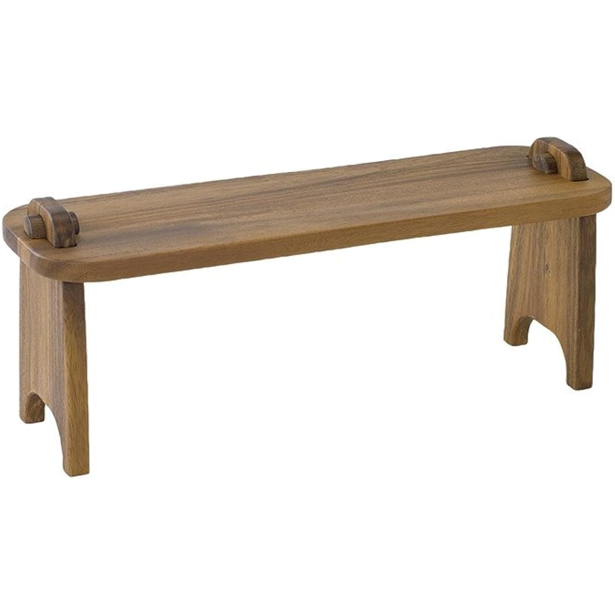 SPICE OF LIFE Rack Acacia Serving Stand Brown BONO BONO 55 x 17 x 22 cm Wooden Oil Finish WHLT7010