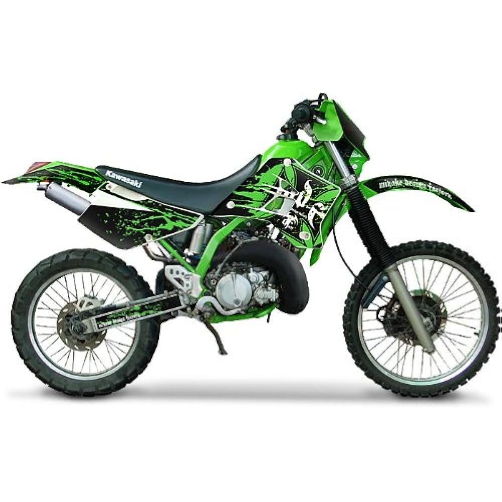 MDF Graphic Kit Shroud Set Bloody Model Lime Green KDX220SR(94-99) MKDX220-C-GR-SH