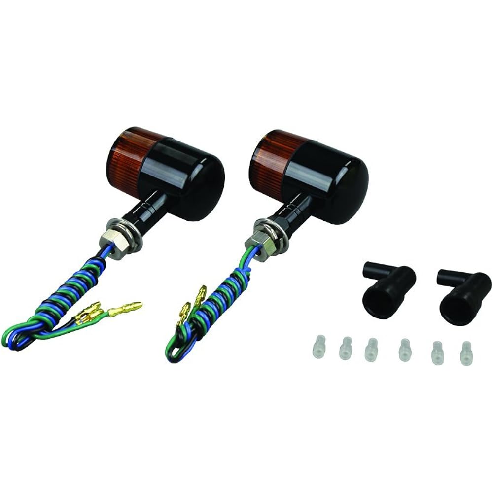 POSH Motorcycle Supplies Aluminum Machined Turn Signal 71 Type 091091-S3