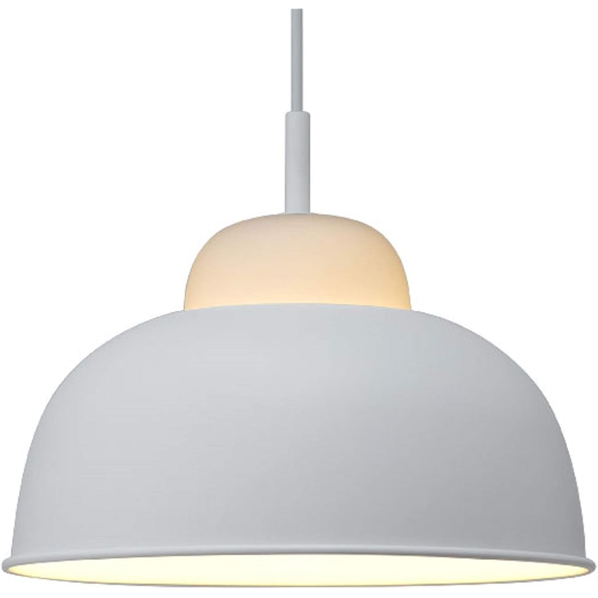 Takizumi Steel Sade Pendant Light with 1 LED Bulb (White) GL1115PWH