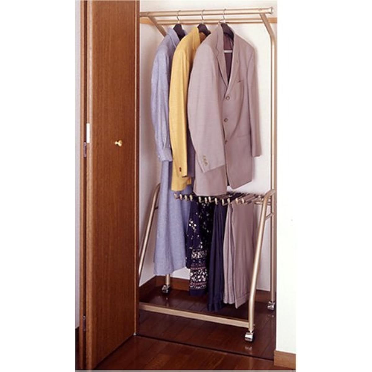 Kurosetton Top & Bottom Hanger Silver Beige CH-UB