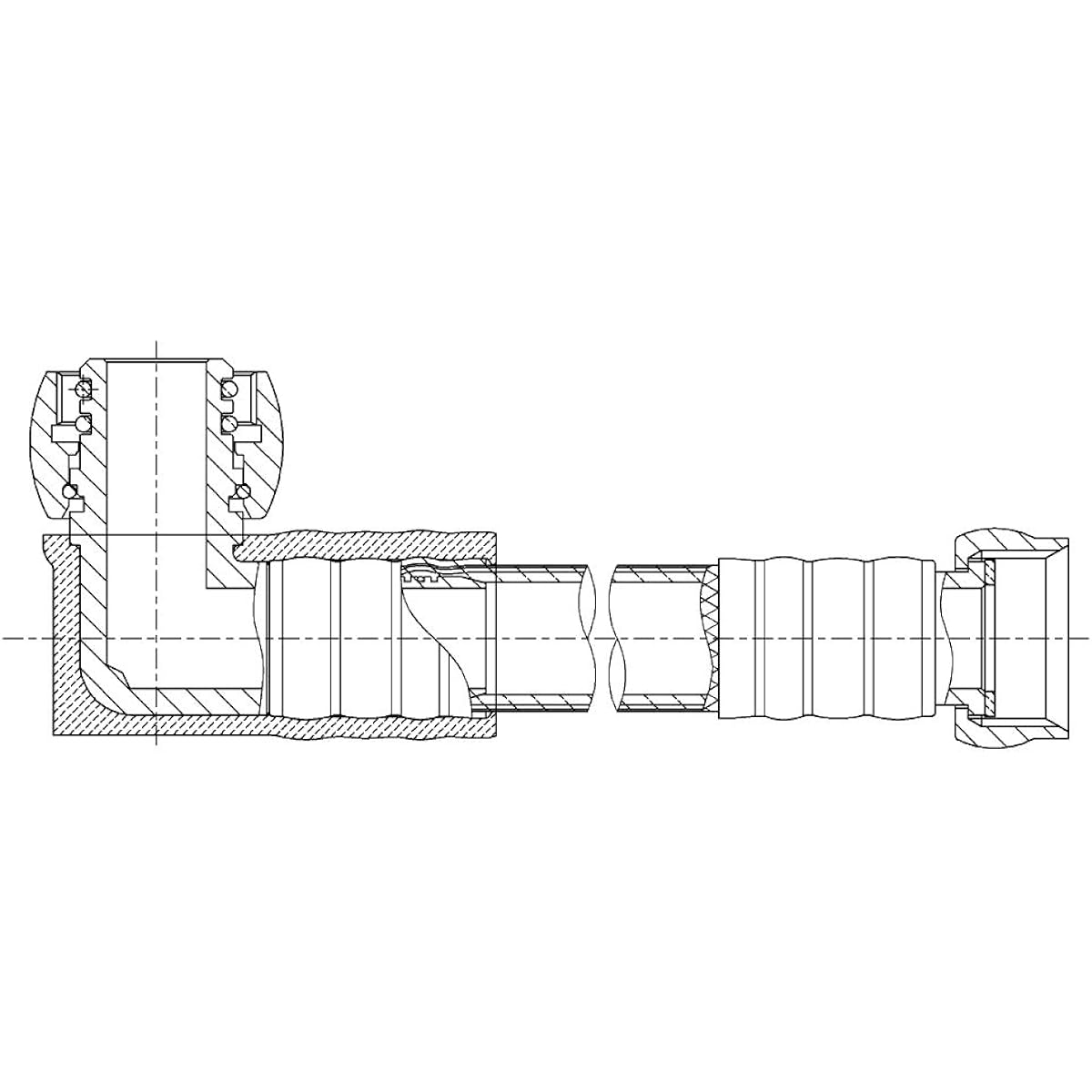 TOTO water supply hose TN111L55R