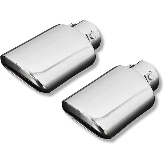 YOURS: RAV4 50 Series Muffler Cutter Set of 2 (Left and Right) with Fall Prevention Stainless Steel y25-2786 [2] S