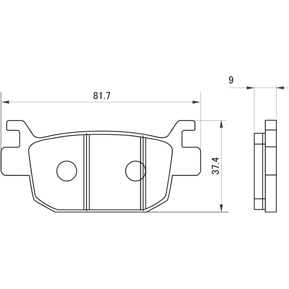 Daytona Motorcycle Brake Pad Red Pad (Semi Metal Pad) Forza [MF13] (18) Forza [MF15] (21) PCX160 [KF47] (21) ADV150 [KF38] (20-21) PCX [JK05] (21)
