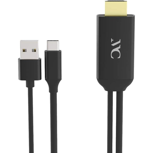 Kashimura HDMI Conversion Cable Type-C Dedicated Conversion Cable Mirroring Cable Mirroring on TV No Settings Required Easy to Operate Conversion Adapter NKD-208