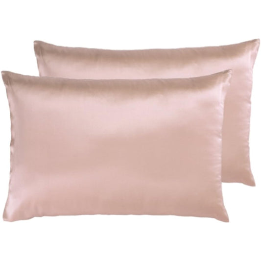 Silk Pillow Cover Double-Sided Silk Pillow Cover 43 63 Pillow Cover | 22 Momme Envelope Type Pillow Case | Pink 2 Pieces
