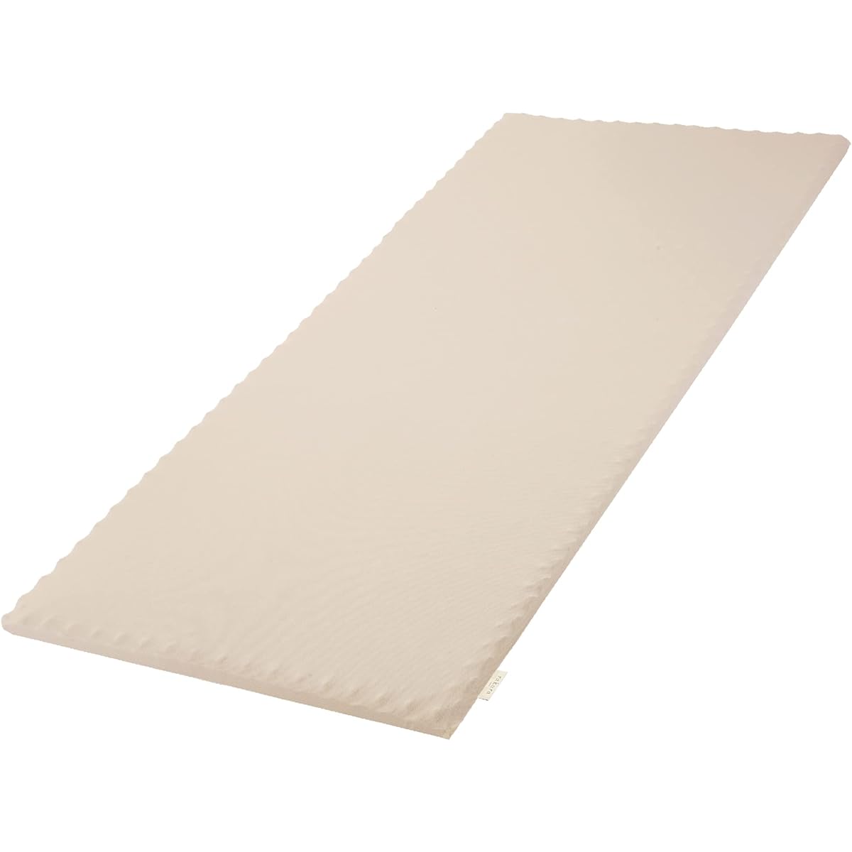nishikawa [Nishikawa] Mattress topper, single, easy, high resilience, uneven structure, stress-free wave, comfortable to sleep on, 3.5cm thick, compressed packaging, delivered compactly, rakura beige JC01127500 [30-day trial service applicable]