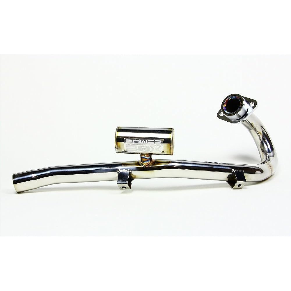 Special Parts Tadao (SP TADAO) POWER BOX Exhaust Pipe Stainless Steel Polished Finish CRF250M [MD38] CRF250L [MD38] CR2-PB-01