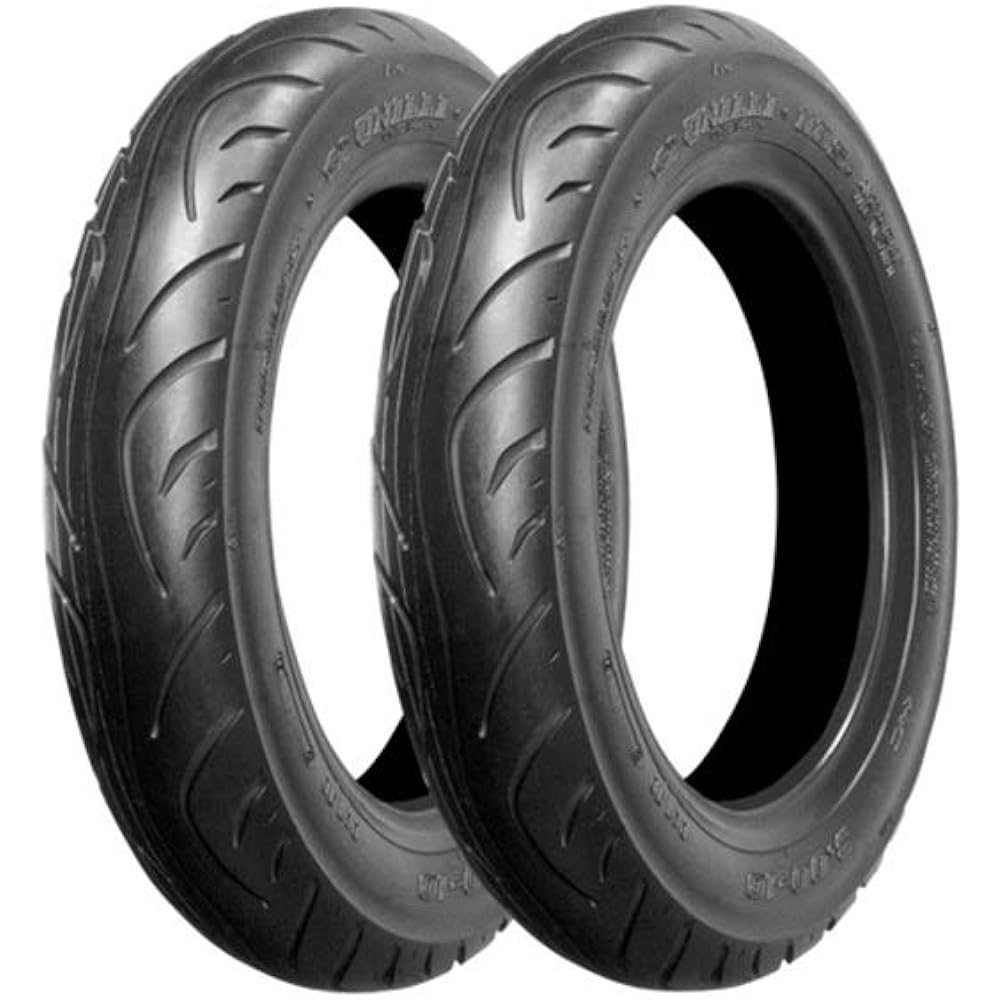 Bike Parts Center Bike Tire 3.00-10 4PR T/L Set of 5 Tubeless 790101