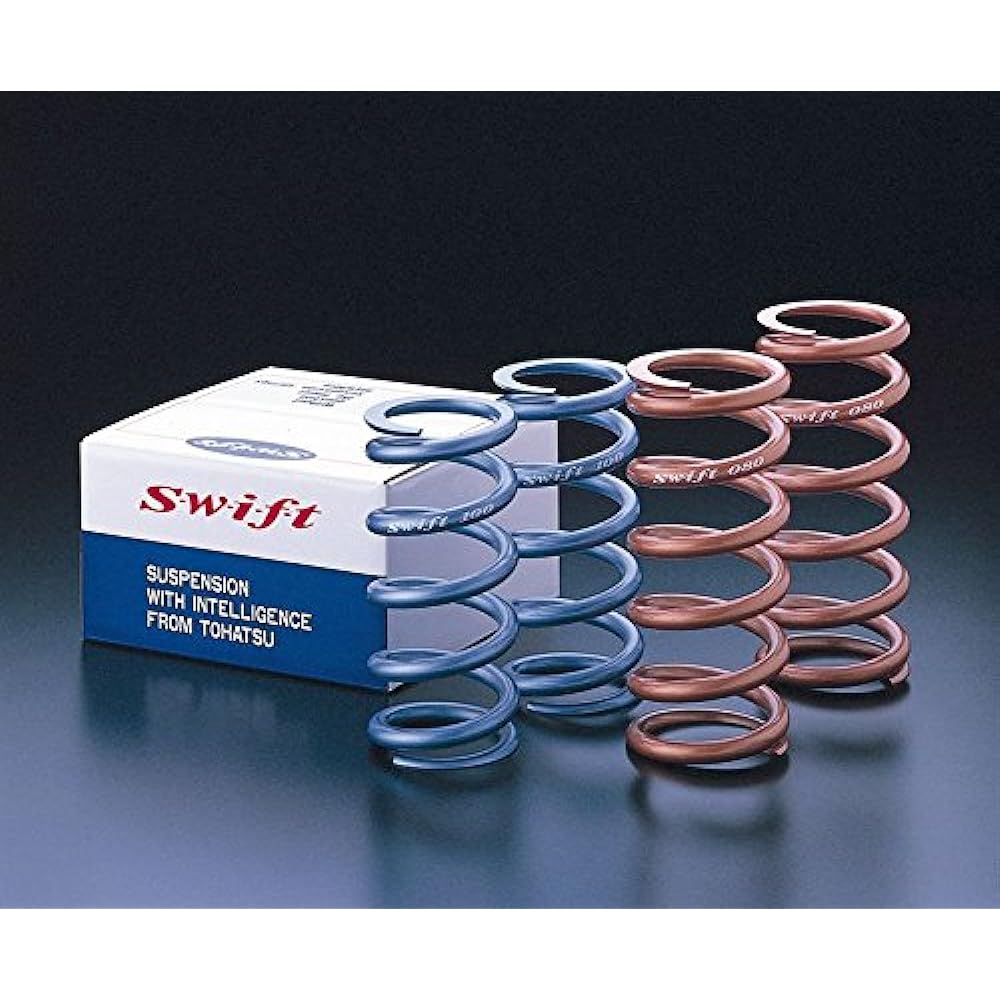 Swift Z70-152-060 Series Wound Springs (2-piece Set), Inner Diameter ID: 2.8 inches (70 mm), Free Length 6 inches (152.0 mm), Spring Constant 13.2 lbs (6 kgf/mm)