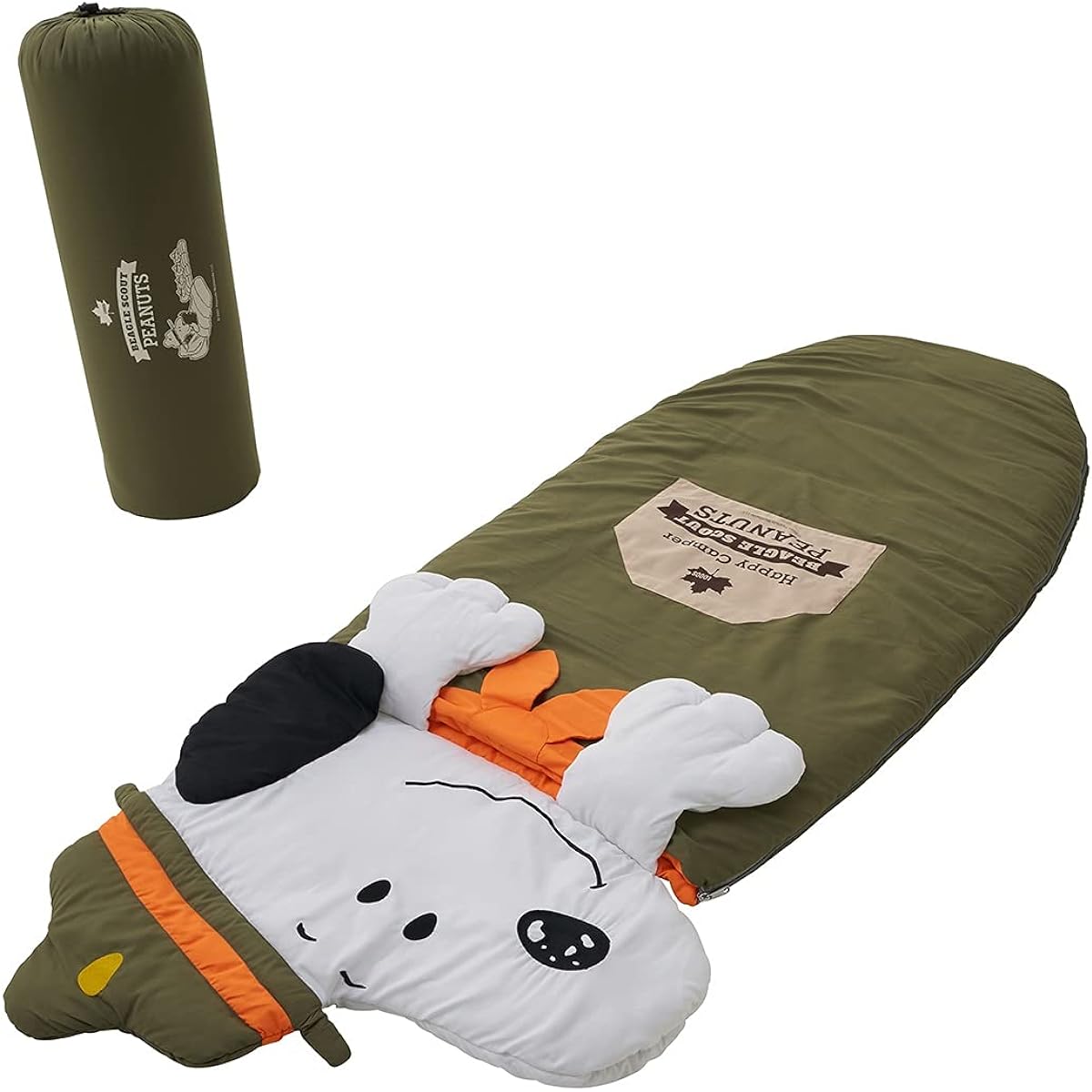 LOGOS SNOOPY sleeping bag 86001088 Khaki (approx.) Width 75 x Length 200cm