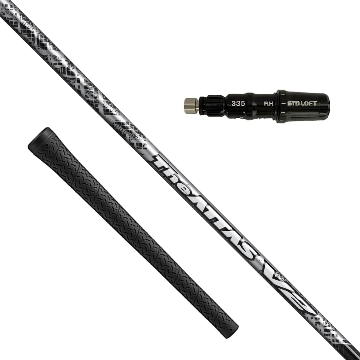 Taylor Made STELTH series/SIM series/M6/M5/M4/M3 driver compatible shaft with sleeve The ATTAS V2 6S 45.25 inch (with IOMIC grip)