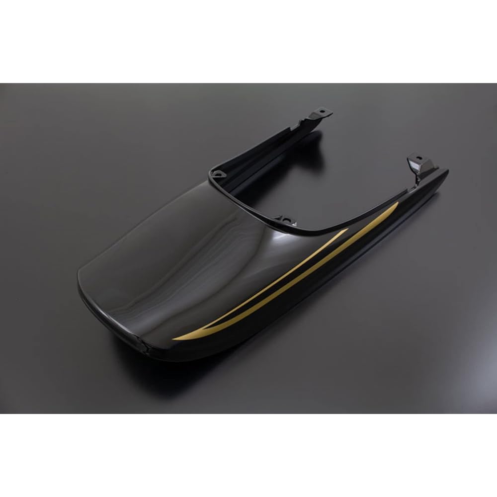 PMC ARCHI Motorcycle Exterior Long Tail Cowl 2023 CAFE Metallic Diablo Black (Gold) Gold Line Z900RS/CAFE '18-'23 189-1417