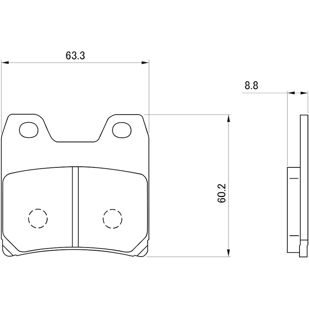 Daytona Motorcycle Brake Pad Golden Pad