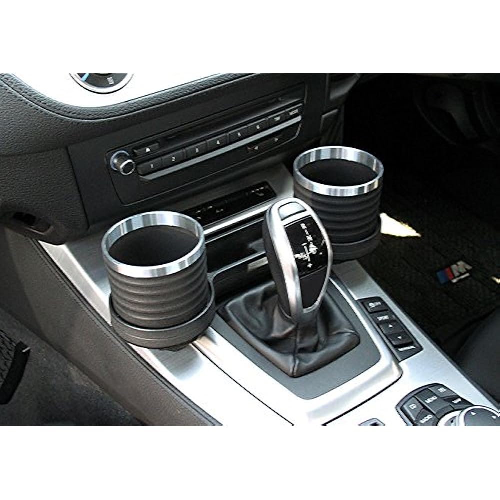 ALCABO Drink & Pocket Holder Black Cup (AL-B113B) BMW Z4 Series (E89 Car with Ashtray) for Right/Left Hand Drive