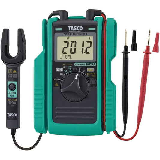 Ichinen TASCO Clamp Meter Digital Multimeter with AC/DC Clamp TA452TM