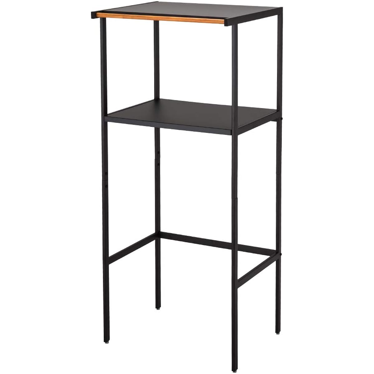 Yamazaki Jitsugyo Trash Top Rack Black Approx. W55XD45XH130cm Tower Kitchen Rack 2860