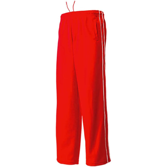 wundou Piping Training Pants Sweat Absorbent Quick Drying Jersey Red P2050-11 Red