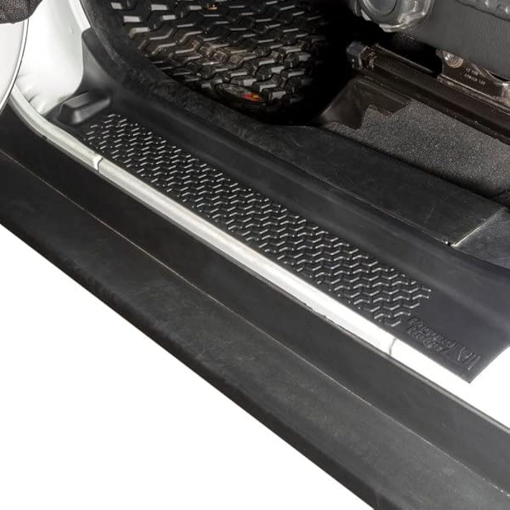 2018-2022 JEEP JL Wrangler 2-Door Door Entry Guard All Terrain Front Pair Black Genuine RuggedRidge