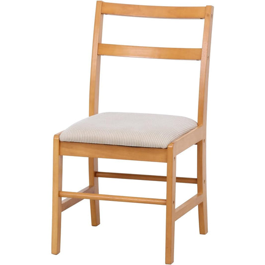 Fujiboeki Dining Chair Chair Width 41 x Depth 51 x Height 79 cm Natural Natural Wood Fabric Assembly Product Malt 93004