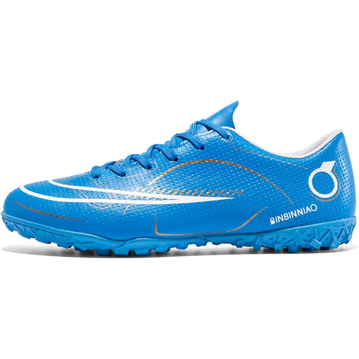 [KEMTAT] Soccer Shoes, Soccer Spikes, Junior Futsal Shoes, Artificial Grass, Children's Soccer Training Shoes, Futsal Shoes, Lightweight, Anti-Slip, Unisex