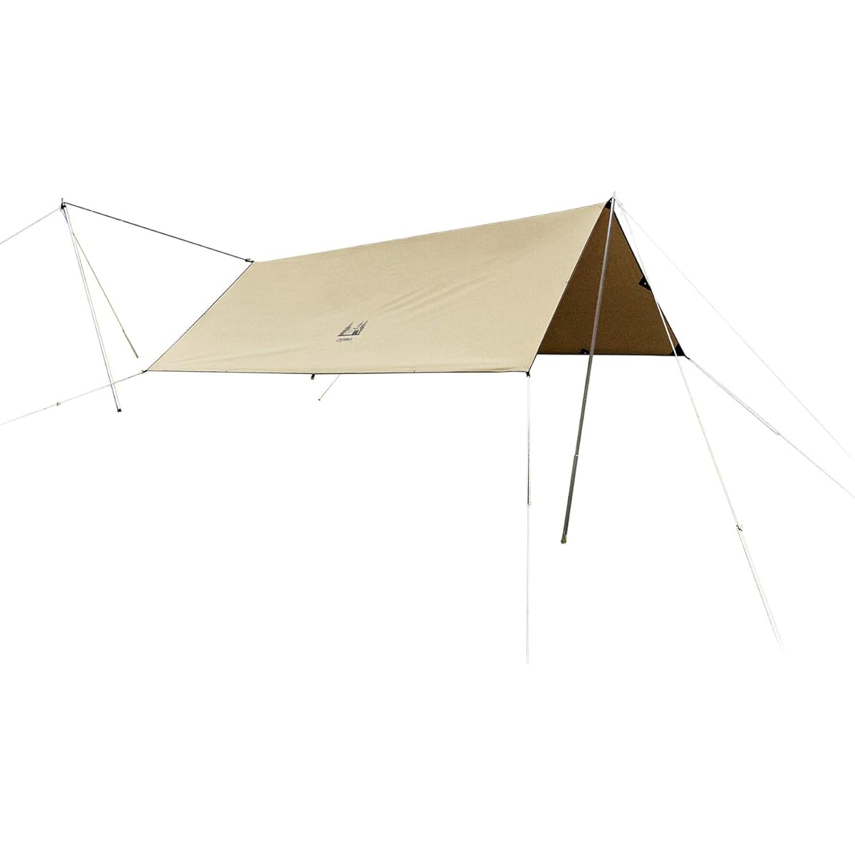 ogawa Outdoor Camping System Tarp Recta Sand Beige x Dark Brown [350 x 295 cm] 3338