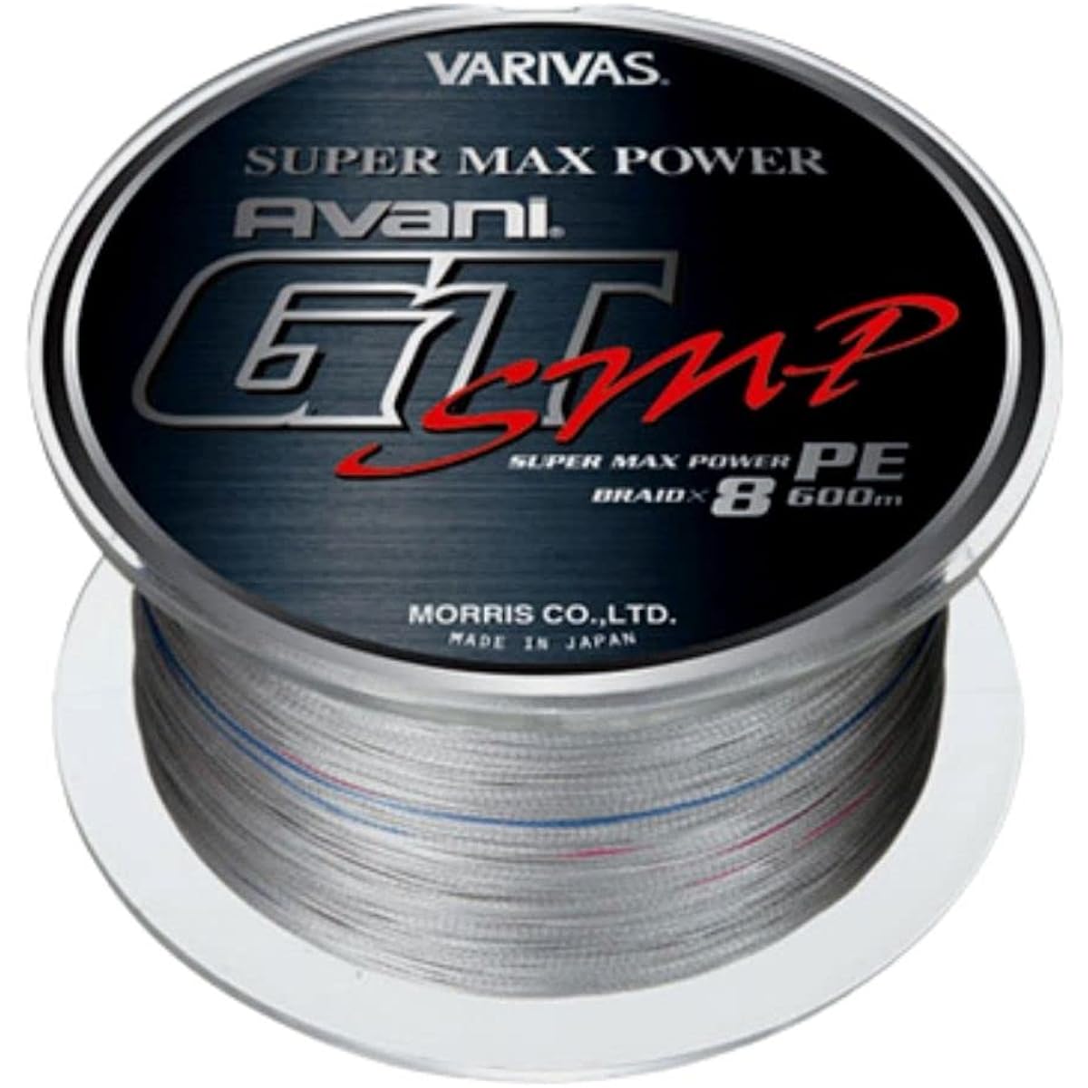 VARIVAS PE Line Avani GT Super Max Power 600m 8pcs Stealth Gray