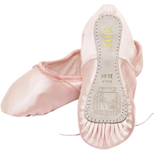 [Ballet Specialty Store Mignon] Ballet Shoes Sansha with Ribbon Satin Kids Children Ballet Recital