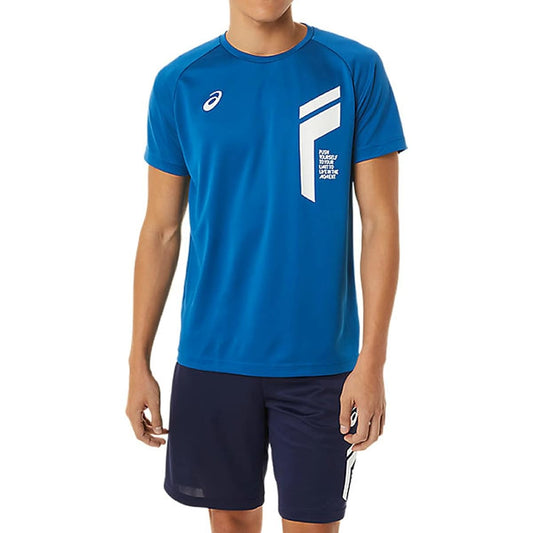 [ASICS] Training Wear LIMO Dry Short Sleeve Shirt 2031C893 Men's