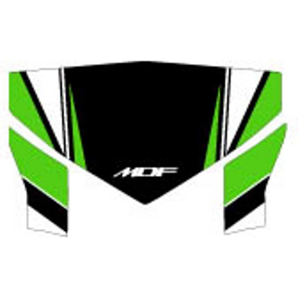 MDF Graphic Kit Complete Set Fire Road Model Lime Green KLX250(08-) M08KLX-B-GR-ALL