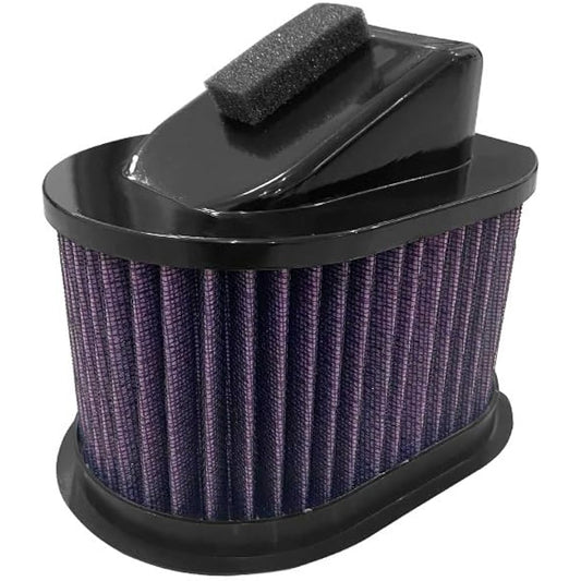 Motorcycle Breather Filter For Kawasaki Z800 2013-2016 Z750 ZR750 2004-2012 Z1000 ZR1000 2004-2009 Motorcycle Air Filter Intake Cleaner (Color : Air filter)
