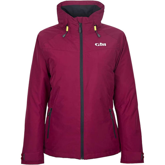 Gill Cold Weather Water Repellent Women's Jacket (Women's Pilot Jacket) Berry 12 IN81JW