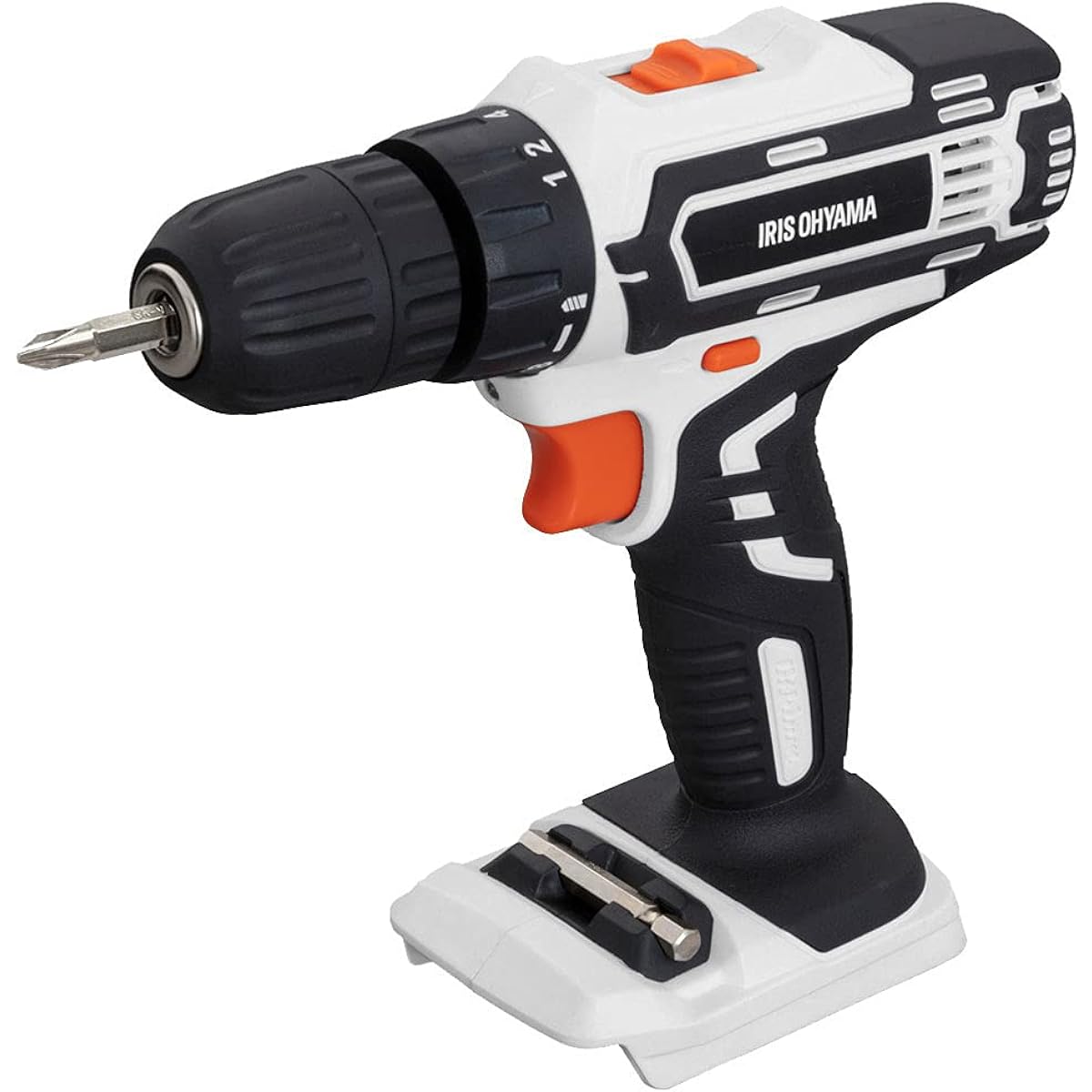 Iris Ohyama Rechargeable Electric Screwdriver 18V Body Lightweight & Speed Adjustment Function Easy to Use even for DIY Beginners JCD25-Z [18V Common Battery Series]