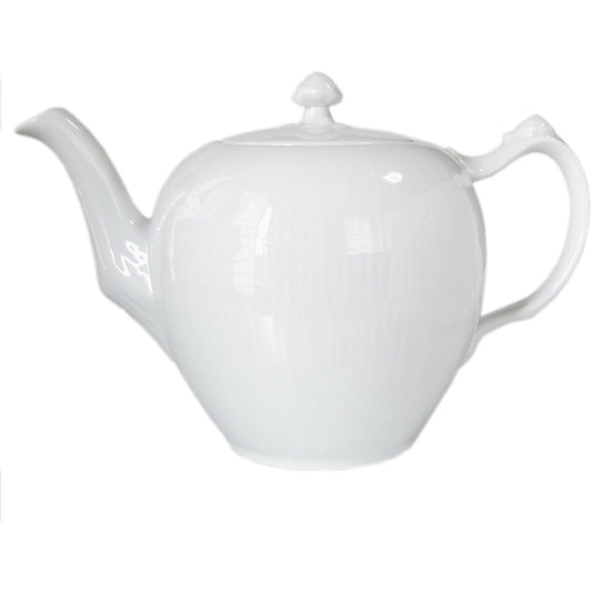 Royal Copenhagen White Fluted Teapot 1000ml 2408141 [Parallel Import] 2408141