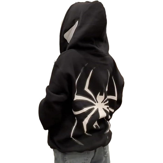 [EMILYLE] Men's Y2K Hoodie Sweatshirt Spider Hooded Fashion Casual