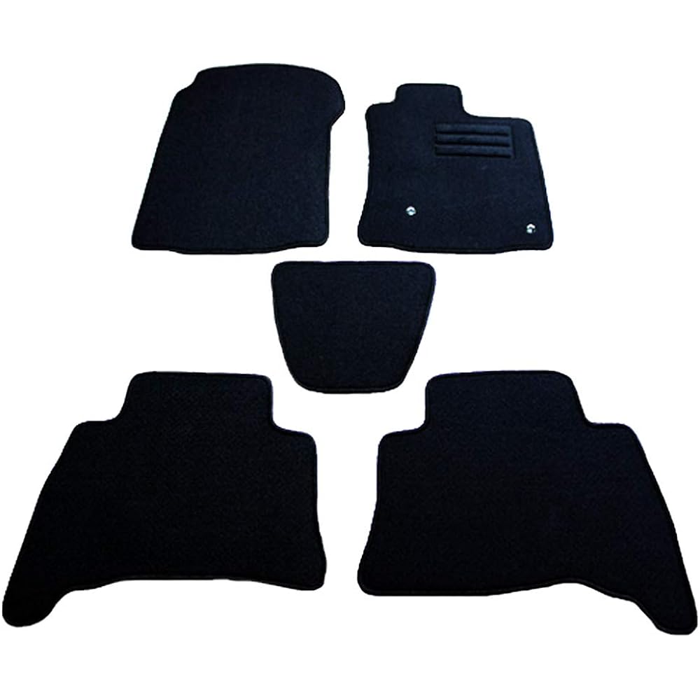Cuore Car Mat Floor Mat (Toyota Land Cruiser Prado 150 Series 5-seater) <Late Model> Black Domestic Produced Anti-Slip Shape Car Mat