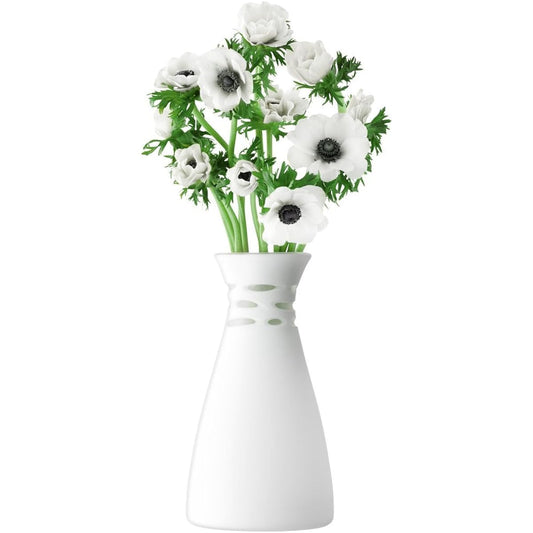 LSA Flower Vase White Height 30cm CROCHET G1245-29-511