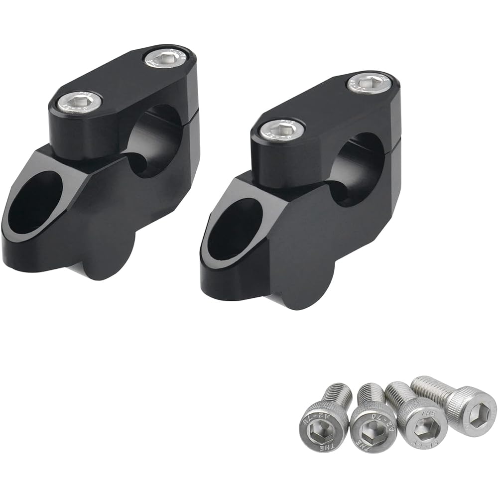 ZETA Bar Rise Kit for Standard Diameter Bar (22.2mm) 20mm Offset 26mm Up Black ZE53-05261