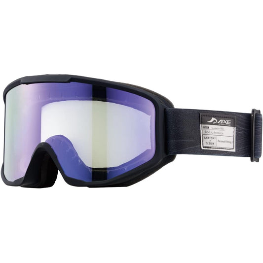 AXE Unisex Ski/Snowboard Violet Mirror (VI) Anti-Fog Single Lens AX800-SPC