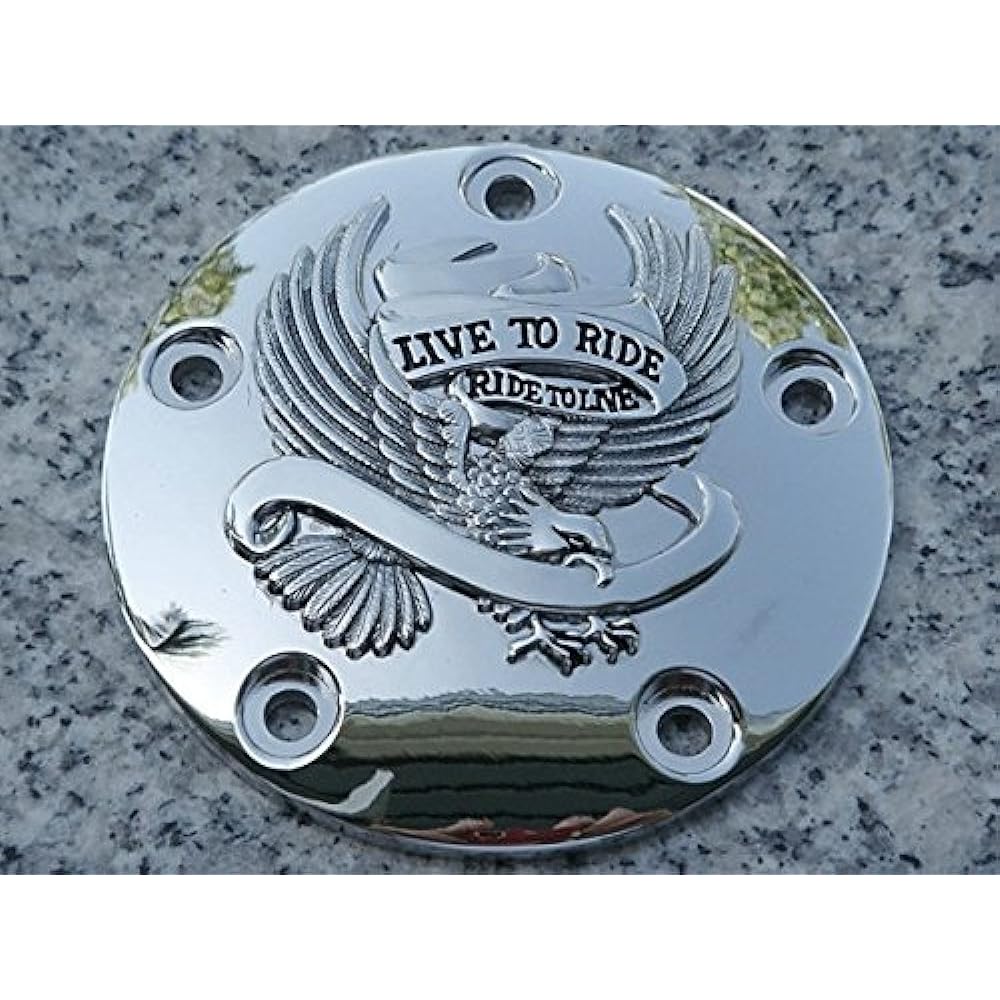 I5 Chrome EAGLE Point Cover for Harley Davidson Softail Dyna 1999 - 2013.