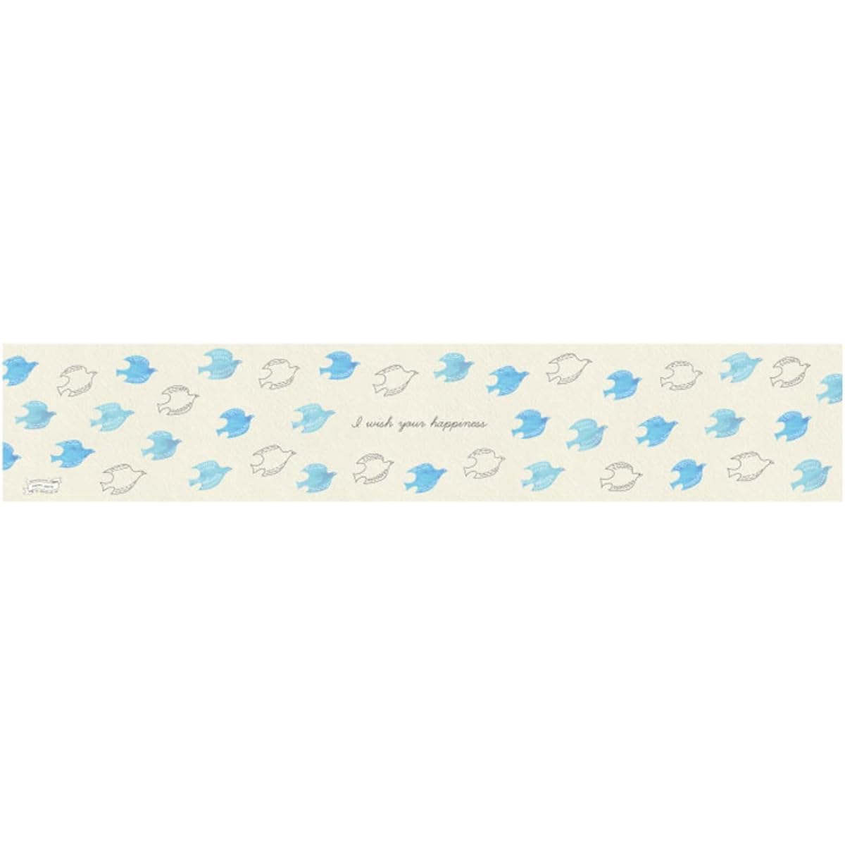 FUJIEI Happy Motif Foldable Floor Mat Blue Bird 240cm Thickness 6mm HM-005 Antibacterial, Mildew Resistant, Water Repellent, Flame Retardant, Kitchen, Corridor, Wipeable, Cushioning, Storage, Compact