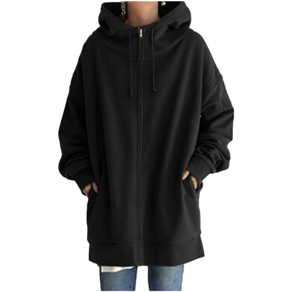 [Apump] Parka Zip-up High Neck Big Silhouette Autumn/Winter Outerwear Warm Women's M ~ 2XL
