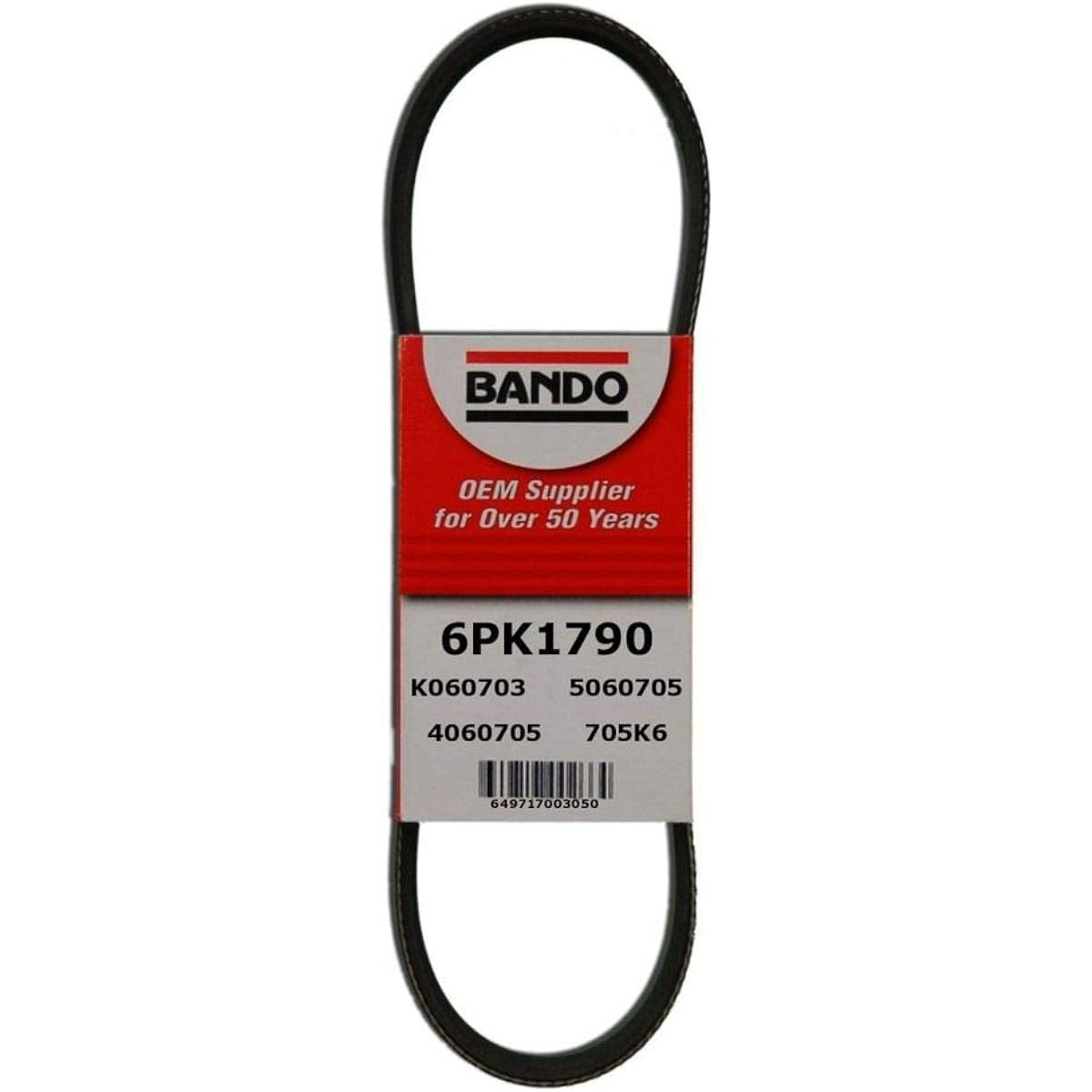 Bando 6DPK1195 OEM Quality Serpentine Belt 6PK1790