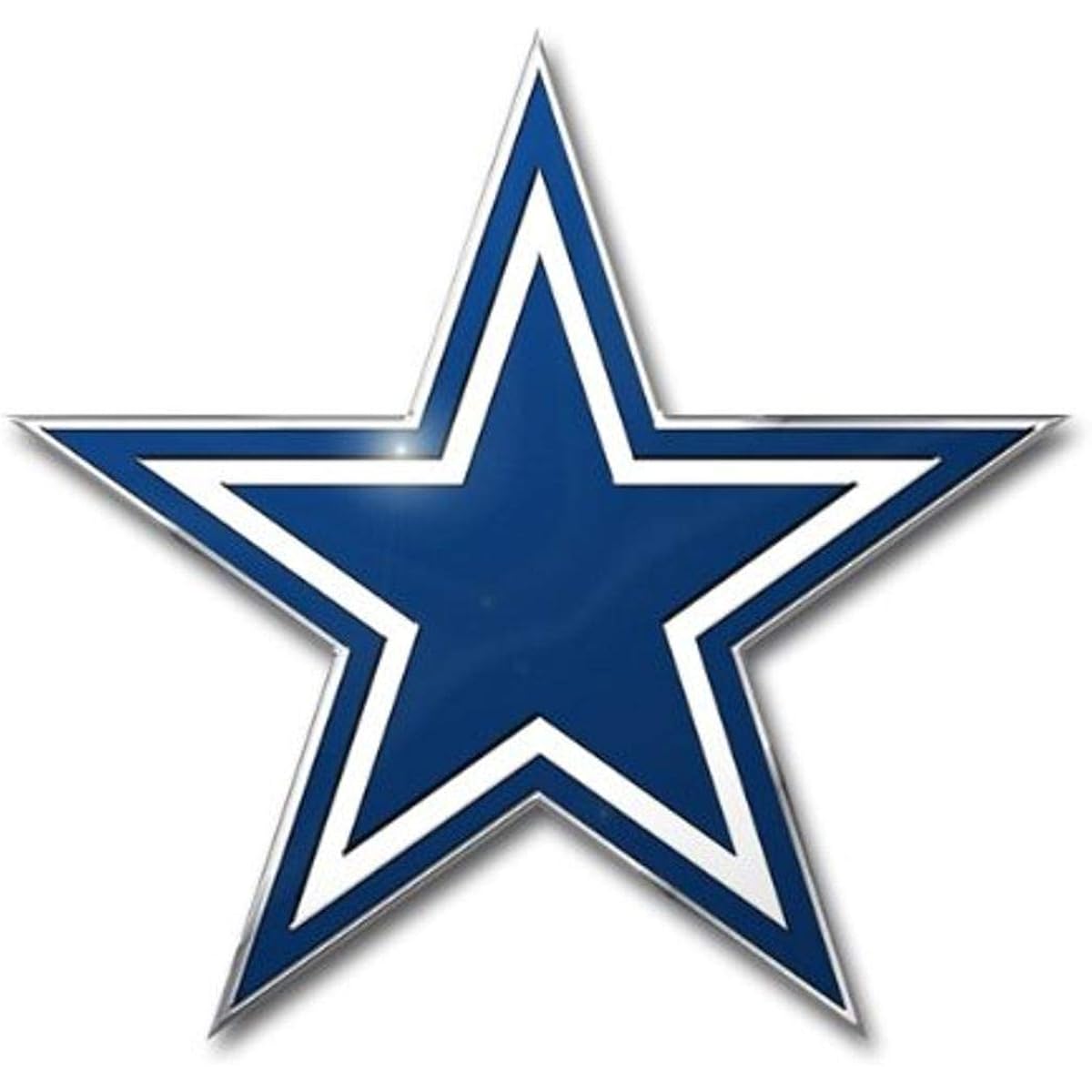 [NFL] Cowboys Cowboys Car Emblem Aluminum Full Color