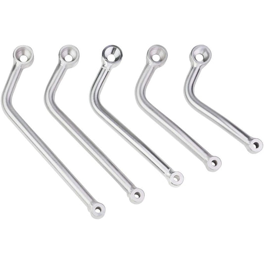 Nankai MSTL200RR Universal Muffler Stay φ0.6 inches (16 mm), RR Type Silver