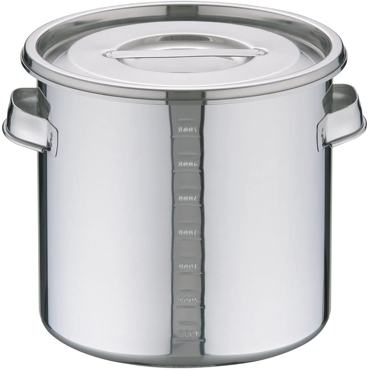 Endo Shoji Commercial Kitchen Pot with Scale 22cm (Hand Included) Molybdenum Stainless Steel AKT7922